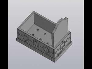 flowerpot grave Model Cetak 3D
