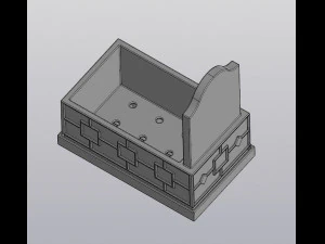 flowerpot grave 3D Print Model
