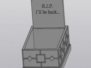 flowerpot grave 3D Print Model