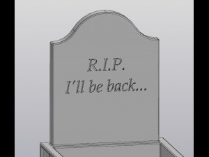 flowerpot grave Model Cetak 3D