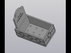 flowerpot grave Model Cetak 3D