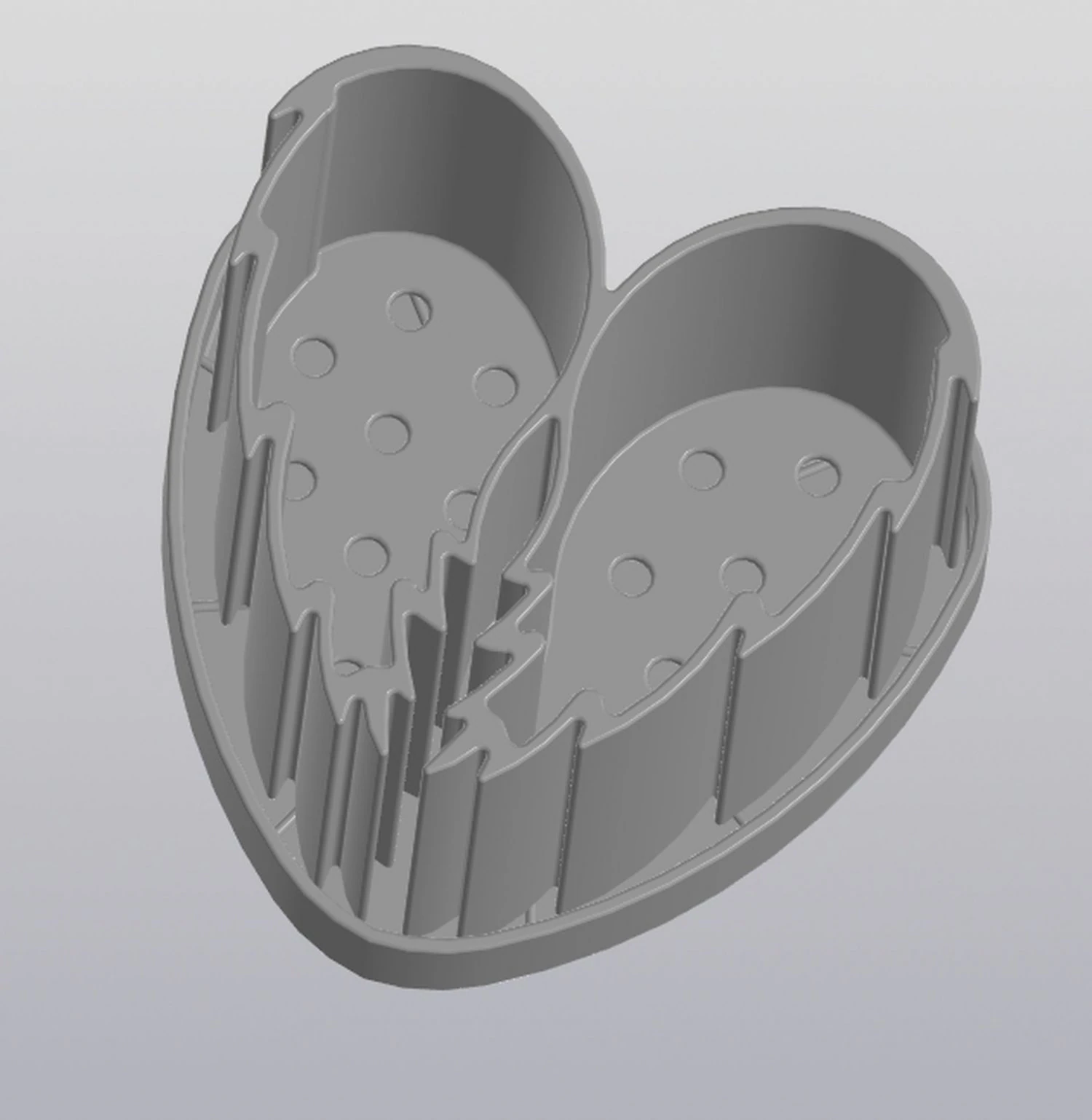 flowerpot angel wings 3D Print Model .c4d .max .obj .3ds .fbx .stl .blend