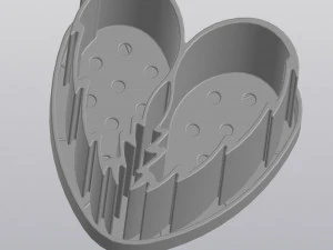 saksı melek kanatları 3D Baskı Modeli