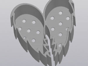 flowerpot angel wings Modelo de impresión 3D