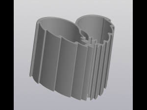 flowerpot angel wings Modelo de impresión 3D