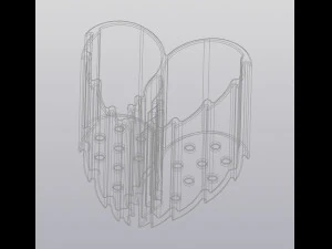 flowerpot angel wings 3D Print Model