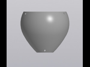 Hanging flowerpot hot air balloon 3Dプリントモデル