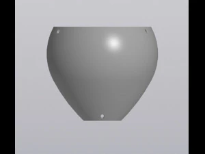 Hanging flowerpot hot air balloon 3D Print Model