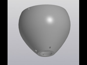 Hanging flowerpot hot air balloon 3Dプリントモデル