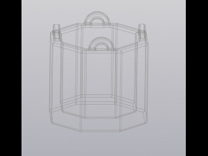 Hanging flowerpot hot air balloon 3Dプリントモデル