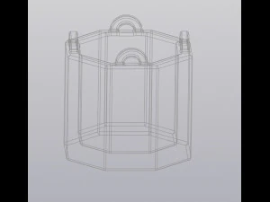 Hanging flowerpot hot air balloon 3D Print Model