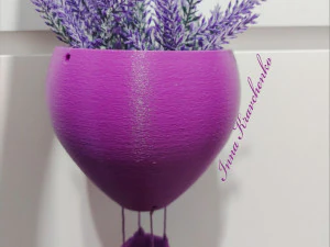 Hanging flowerpot hot air balloon 3D Print Model
