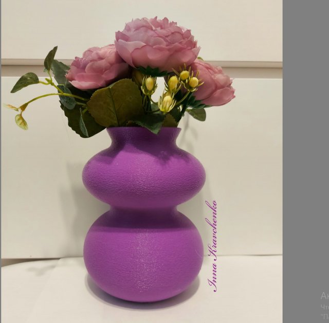 figured vase 3D प्रिंट मॉडल .c4d .max .obj .3ds .fbx .stl .blend