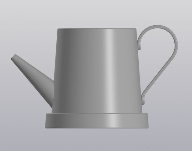 Flowerpot watering can Modello di stampa 3D .c4d .max .obj .3ds .fbx .stl .blend 