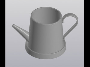 Flowerpot watering can Modello di stampa 3D