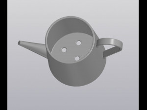 Flowerpot watering can Modello di stampa 3D