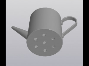 Flowerpot watering can Modello di stampa 3D