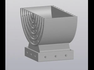 flowerpot slice 3D Print Model