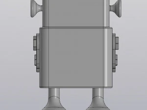 pencil holder - flowerpot robot 3D Print Model
