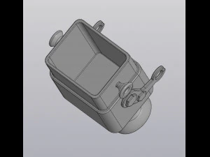 pencil holder - flowerpot robot 3D Print Model