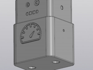 pencil holder - flowerpot robot 3D-Druckmodell