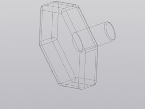 pencil holder - flowerpot robot 3D-Druckmodell