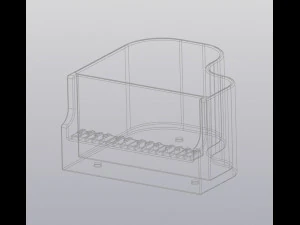 flowerpot holder for small things piano 3D Print Model