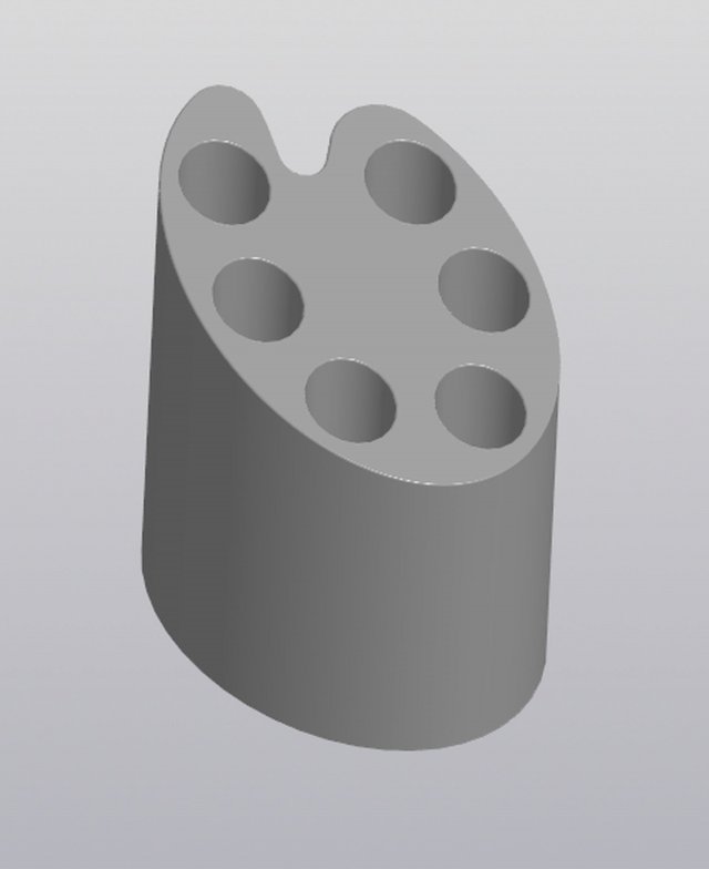 pencil holder brush holder artists palette 3D-Druckmodell .c4d .max .obj .3ds .fbx .stl .blend 