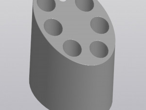 pencil holder brush holder artists palette 3D Print Model