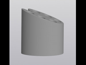 pencil holder brush holder artists palette 3D-Druckmodell