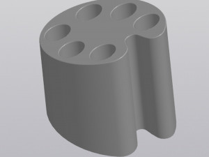 pencil holder brush holder artists palette 3D-Druckmodell