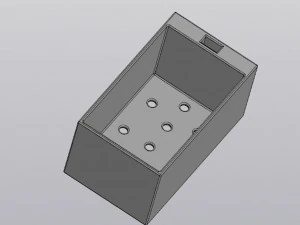 gothic flowerpot grave and cross 3D Print Model