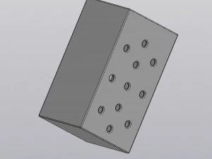 gothic flowerpot grave and cross 3D Print Model
