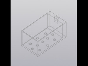 gothic flowerpot grave and cross 3D Print Model