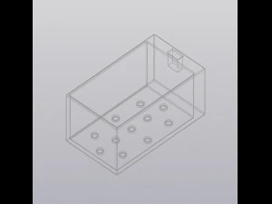 gothic flowerpot grave and cross 3D Print Model