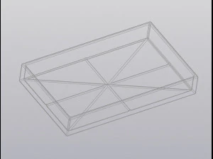 gothic flowerpot grave and cross 3D Print Model