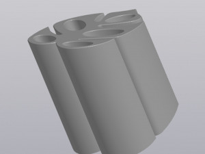 pencil holder monstera leaf Model Cetak 3D