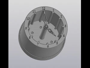 orologio da vaso di fiori Modello di stampa 3D