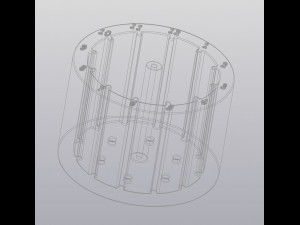 flowerpot clock 3D-printmodel