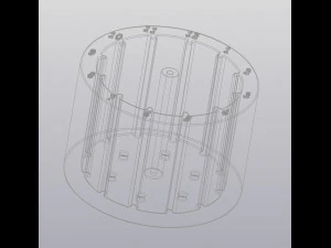 flowerpot clock 3D Print Model