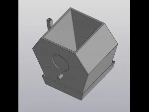 Flowerpot Birdhouse 3D Print Model