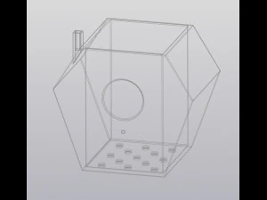 Flowerpot Birdhouse 3D Print Model