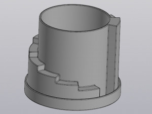 Flowerpot Stairs 3Dプリントモデル