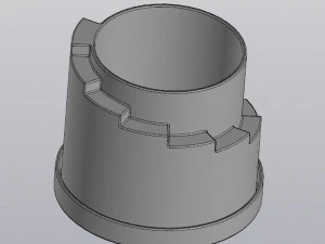 Flowerpot Stairs 3D Print Model