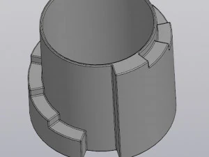 Flowerpot Stairs 3D Print Model