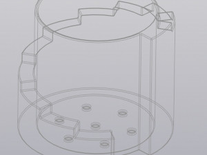 Flowerpot Stairs Modello di stampa 3D