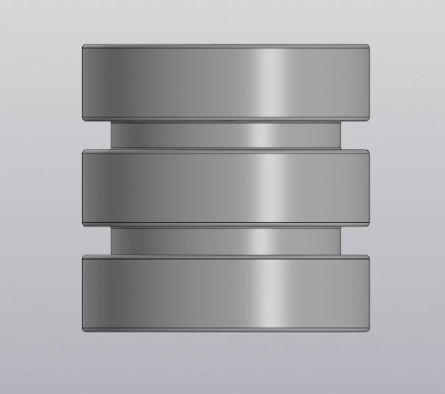 Flowerpot 3 levels 3D-printmodel .c4d .max .obj .3ds .fbx .stl .blend 