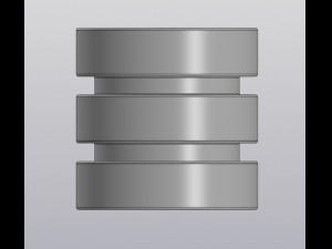 Flowerpot 3 levels 3Dプリントモデル