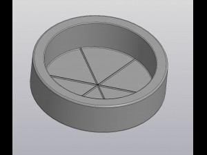 Flowerpot 3 levels 3D-printmodel