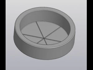 Flowerpot 3 levels 3D Print Model